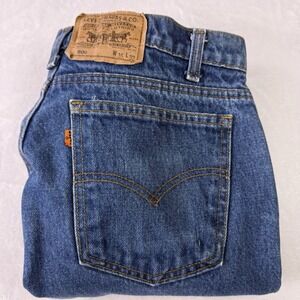 Vintage 80s Levis 506 Orange Tab Jeans Mens 36x32 Medium Wash